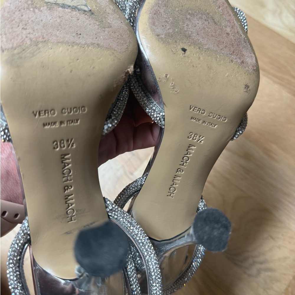 MACH & MACH Double Bow embellished PVC pumps size 38.5 - Picture 5 of 5